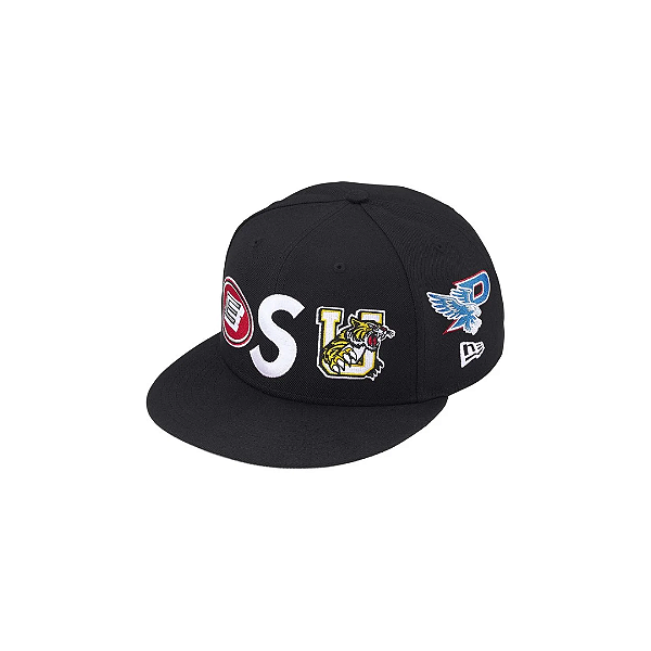 SUPREME X NEW ERA - Boné Mascot S Logo "Preto" -NOVO-