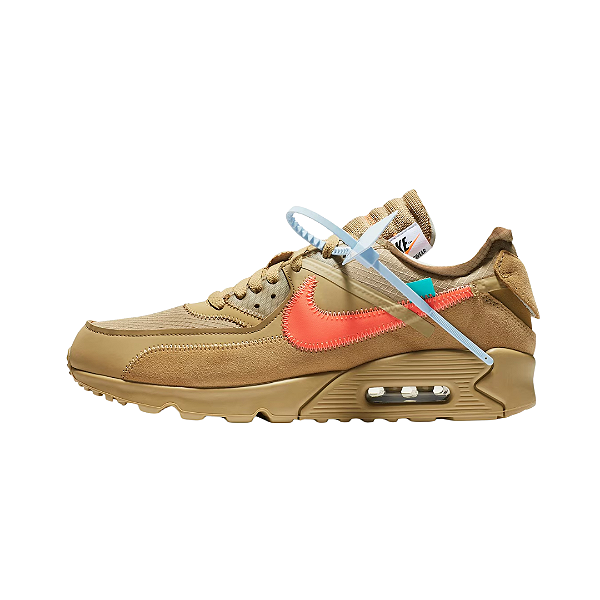 NIKE X OFF-WHITE - Air Max 90 "Desert Ore" -NOVO-