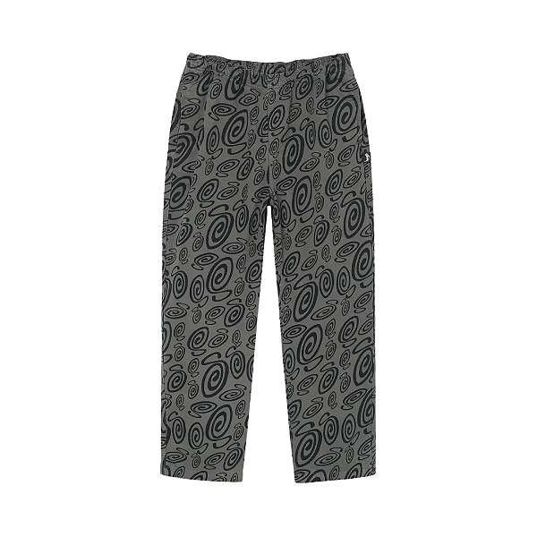 NIKE x STUSSY - Calça Swirly S Beach "Verde Olive" -NOVO-