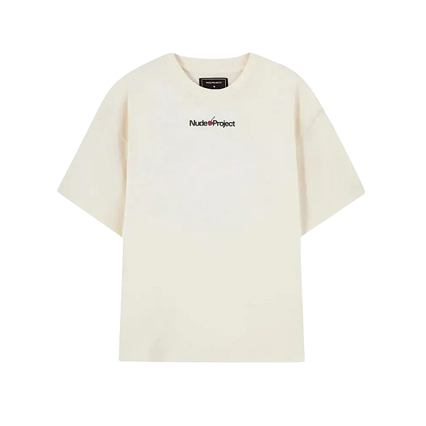 NUDE PROJECT - Camiseta XOXO "Creme" -NOVO-