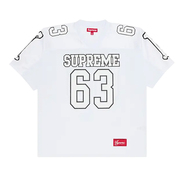 SUPREME - Camiseta Jersey Bones Football "Branco" -NOVO-