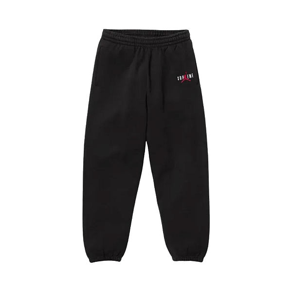 SUPREME x JORDAN - Calça Moletom FW24 "Preto" -NOVO-