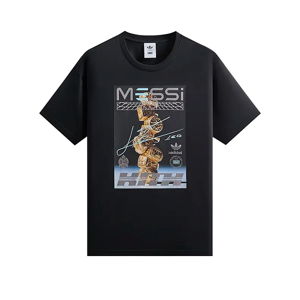 KITH x ADIDAS x MESSI - Camiseta Graphic "Preto" -NOVO-