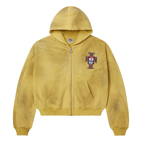 VALE LIVES FOREVER - Moletom Pluto Custered Zip Up "Amarelo" -NOVO-