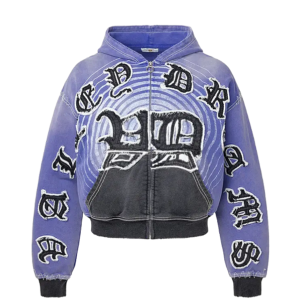VALE LIVES FOREVER - Moletom Hypnotiq Zip Up "Roxo" -NOVO-