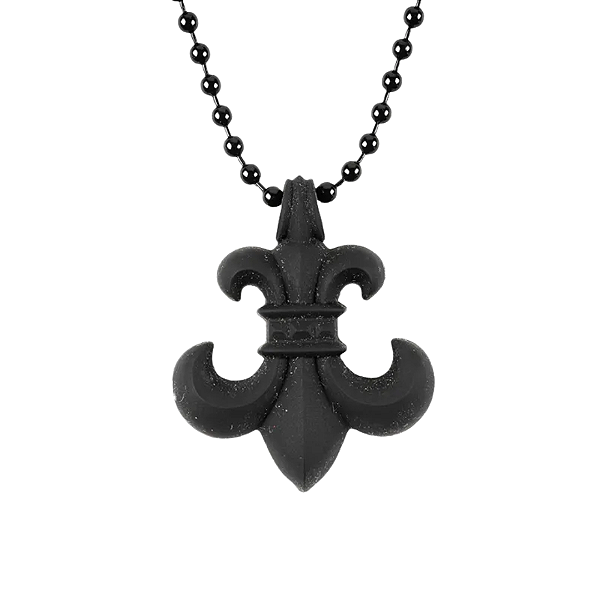 CHROME HEARTS - Colar BS Fleur Pendant "Preto" -NOVO-