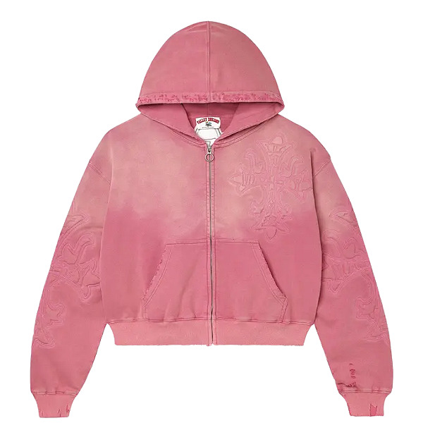 VALE LIVES FOREVER - Moletom Carver Zip Up "Rosa" -NOVO-