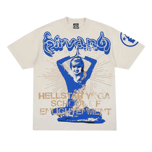 HELLSTAR - Camiseta Yoga "Creme" -NOVO-