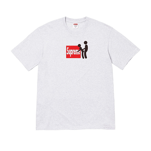SUPREME - Camiseta Stick "Cinza" -NOVO-