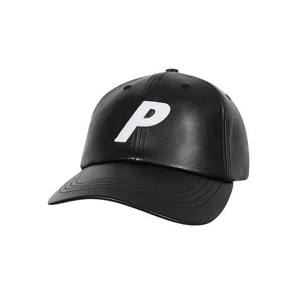 PALACE - Boné Faux Leather P 6-Panel "Preto" -NOVO-