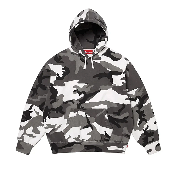 SUPREME - Moletom Satin Applique SS26 "Snow Camo" -NOVO-