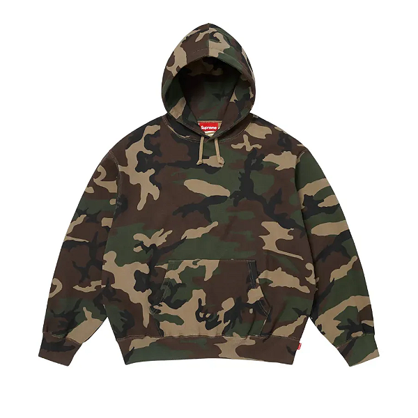 SUPREME - Moletom Satin Applique SS26 "Woodland Camo" -NOVO-