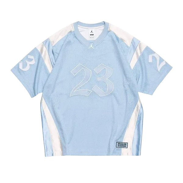 SUPREME x JORDAN - Camiseta Jersey SS26 "Azul Claro" -NOVO-