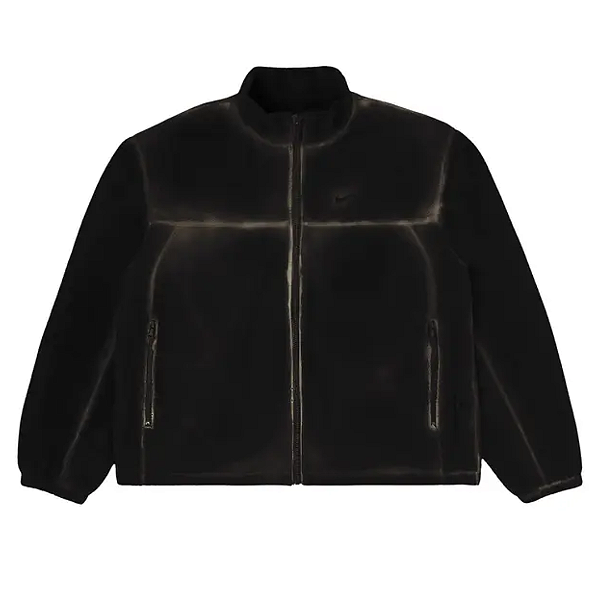TRAVIS SCOTT X FRAGMENT X NIKE - Jaqueta Fleece Zip Up "Preto" -NOVO-
