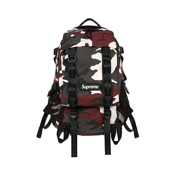SUPREME - Mochila SS26 "Vermelho Camo" -NOVO-