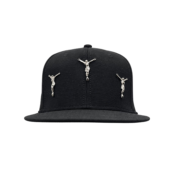 UMS 458-LL - Boné Baseball Tripple Christ "Preto" -NOVO-
