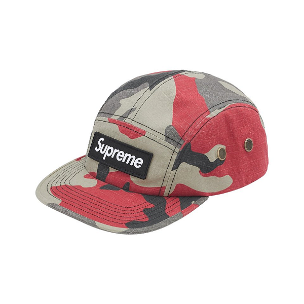 SUPREME - Boné Military Camp SS26 "Scarlet" -NOVO-