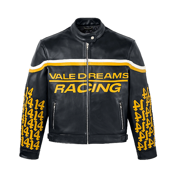 VALE LIVES FOREVER - Jaqueta 14 Moto Leather "Preto" -NOVO-