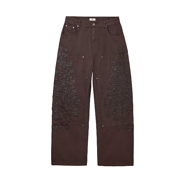 VALE LIVES FOREVER - Calça Charlie Denim "Coffee" -NOVO-