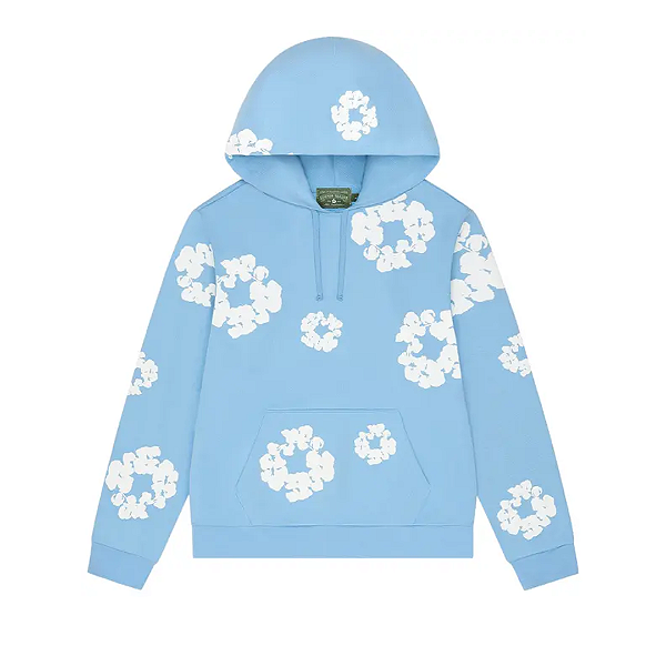 DENIM TEARS - Moletom Cotton Wreath "Azul" -NOVO-
