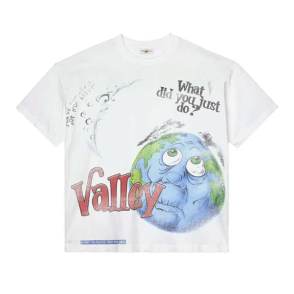 VALE LIVES FOREVER - Camiseta World Peace "Branco" -NOVO-