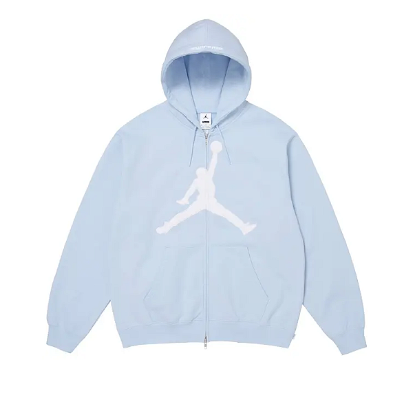 SUPREME x JORDAN - Moletom SS26 "Azul Claro" -NOVO-