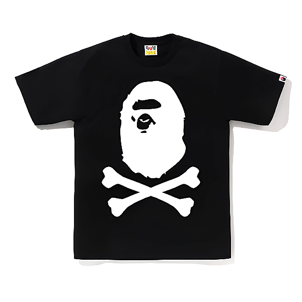 BAPE - Camiseta Big Ape Crossbone "Preto" -NOVO-