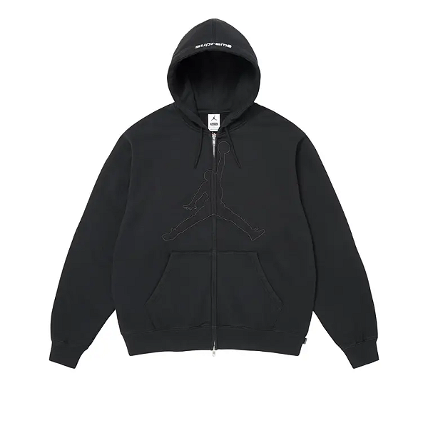 SUPREME x JORDAN - Moletom SS26 "Preto" -NOVO-