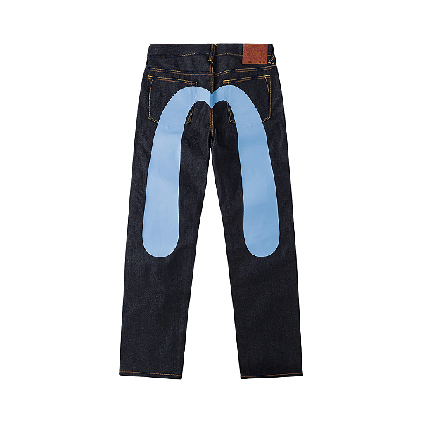 EVISU - Calça Daicock Print Jeans #2020 "Light Blue" -NOVO-