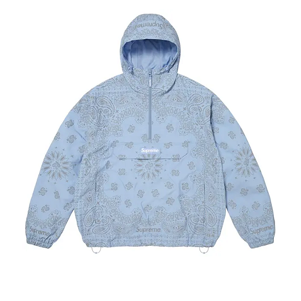 SUPREME - Jaqueta Reflective Bandana Anorak "Azul" -NOVO-