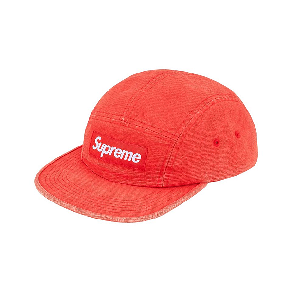 SUPREME - Boné Canvas Camp SS26 "Vermelho" -NOVO-