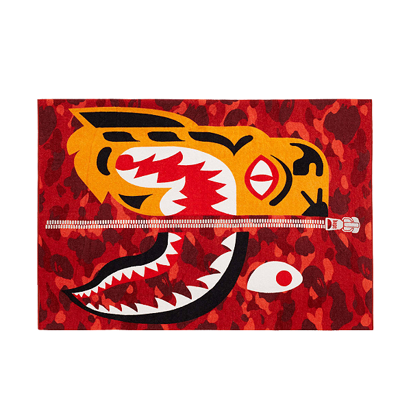 BAPE - Toalha Tiger Shark "Vermelho" -NOVO-