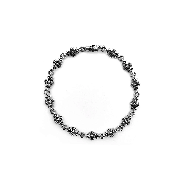 CHROME HEARTS – Pulseira Tiny E "Prata 925" -VINTAGE-