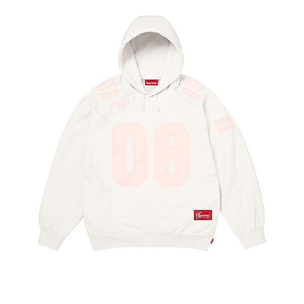 SUPREME - Moletom Football Jersey "Branco" -NOVO-