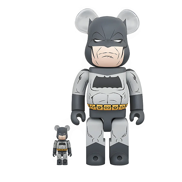 MEDICOM TOY - Boneco Bearbrick 400% & 100% Batman "The Dark Knight Returns" -NOVO-