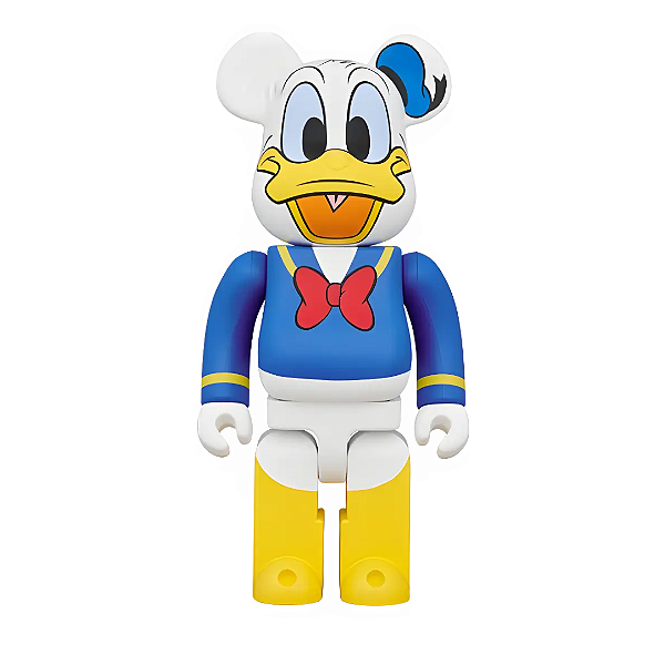 MEDICOM TOY x DISNEY - Boneco Bearbrick 400% "Donald Duck" -NOVO-
