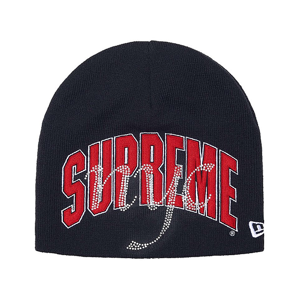 SUPREME x NEW ERA - Touca Rhinestone "Azul Marinho" -NOVO-
