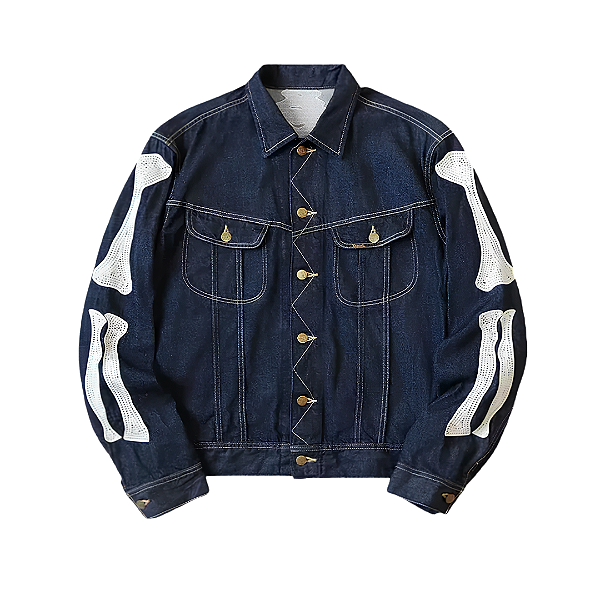 KAPITAL - Jaqueta Denim Mexican Tuxedo Western "Indigo" -NOVO-