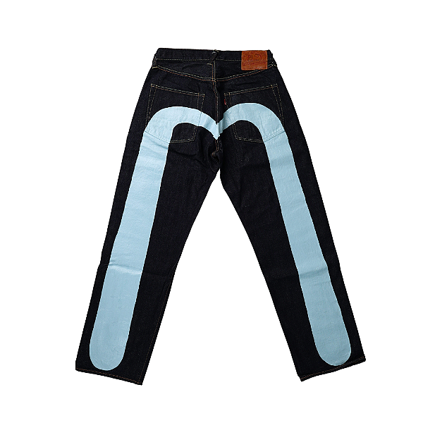 EVISU - Calça Daicock Print Custom #2001 "Indigo/Blue" -NOVO-
