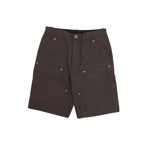 CHROME HEARTS - Bermuda Carpenter Double Knee 10 Patch "Marrom" -NOVO-