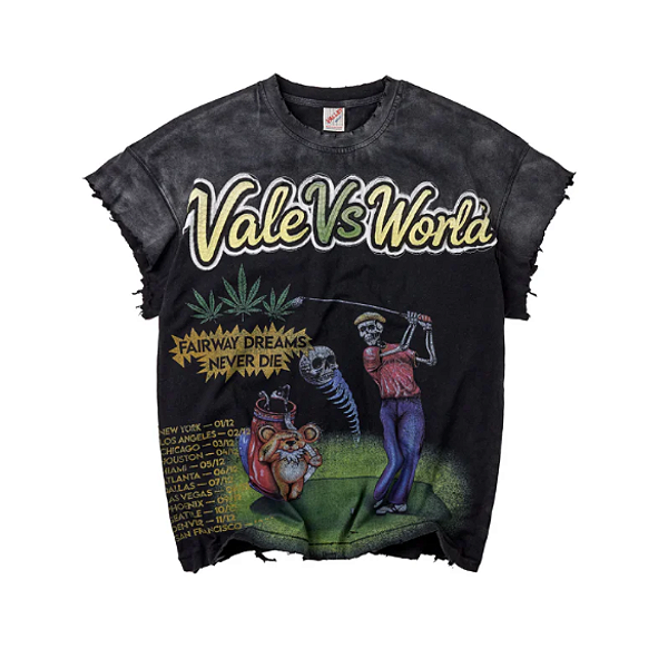 VALE LIVES FOREVER - Camiseta Tiger Hood Tank "Preto" -NOVO-