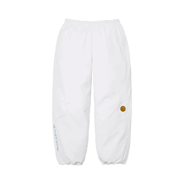 SUPREME x JORDAN - Calça Track SS26 "Branco" -NOVO-