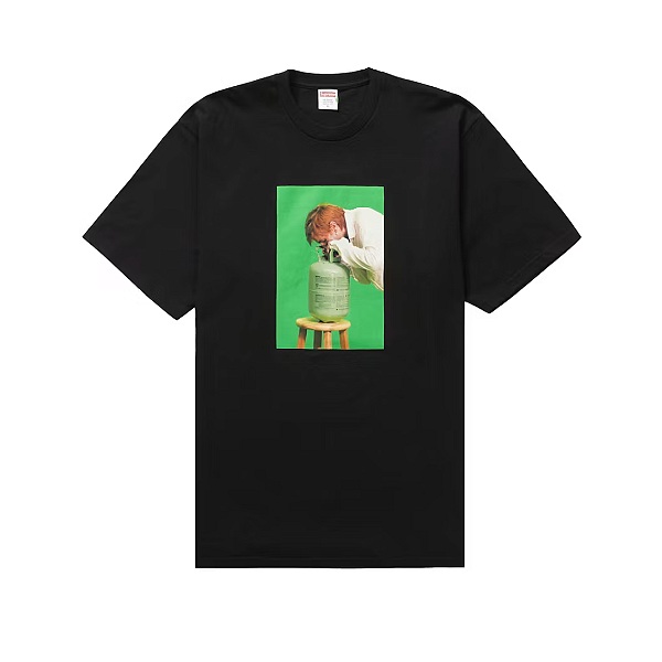 SUPREME x MARK LECKEY - Camiseta Greenscreen "Preto" -NOVO-