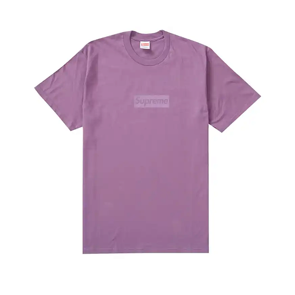 SUPREME - Camiseta Tonal Box Logo "Roxo" -NOVO-