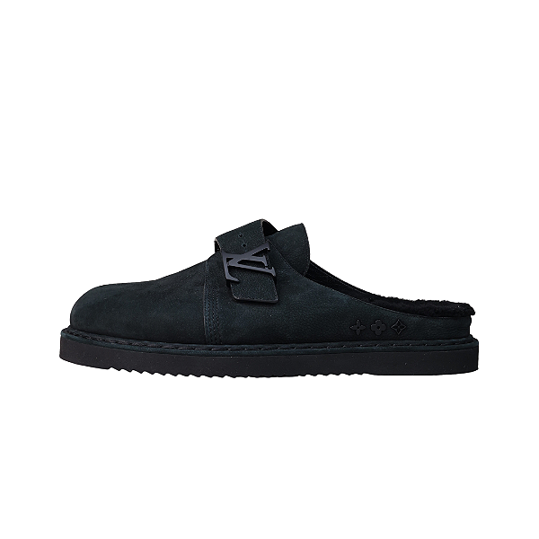 LOUIS VUITTON - Slip-On LV Easy Shearling "Preto" -USADO-