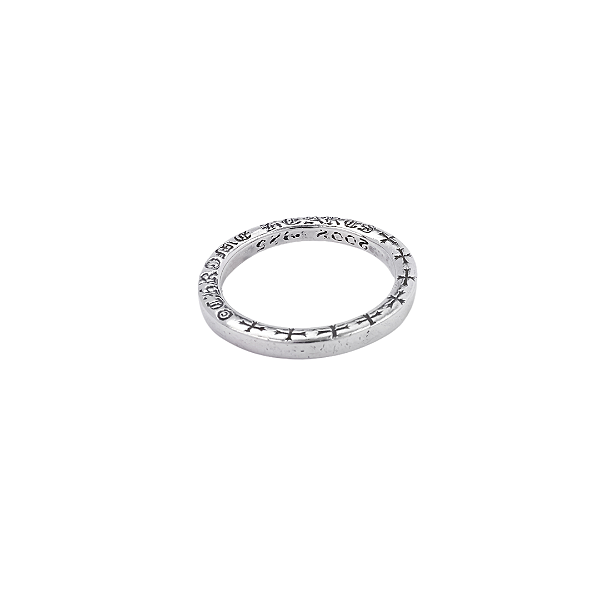 CHROME HEARTS - Anel NTFL Cross 2002 "Prata 925" -VINTAGE-