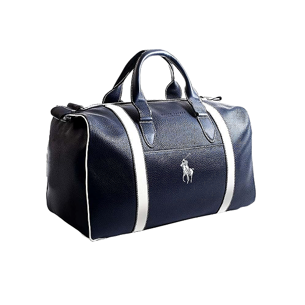 POLO RALPH LAUREN - Mala Duffle Fragrances "Azul Marinho/Branco" -NOVO-