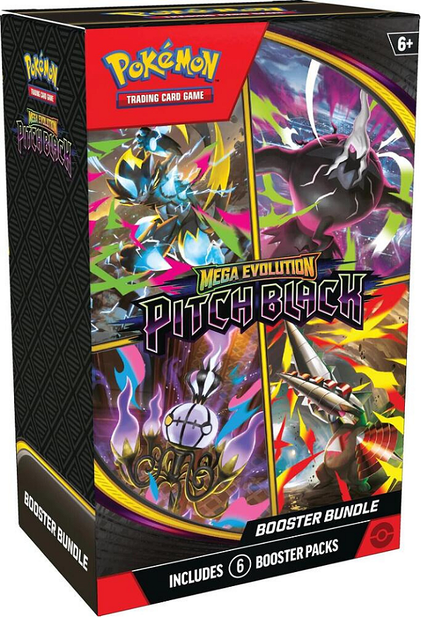 PRÉ VENDA - Pokémon Mega Evolution 2026 - "English Pitch Black Booster Bundle" -NOVO-