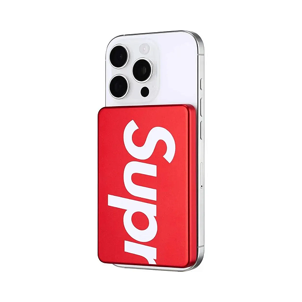 SUPREME x MOPHIE - Q12 Powerstation SS26 "Vermelho" -NOVO-