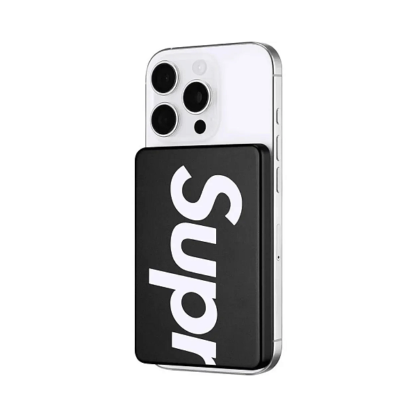 SUPREME x MOPHIE - Q12 Powerstation SS26 "Preto" -NOVO-